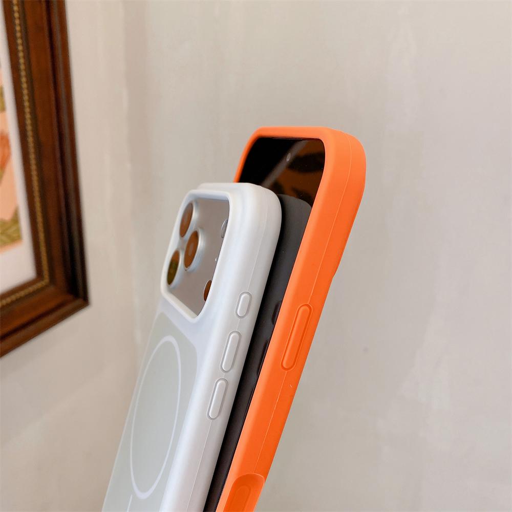 For Magsafe Magnetic Wireless Charging Solid Color Liquid Silicone Phone Case For iPhone 17 Pro Max 17 17 Pro Bumper Back Cover