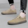2024 Vardagliga Läderskor Herr Äkta Läder Mode Sommarsneakers Utomhus Körskor Lyxiga Träningsskor Vulkaniserade Skor