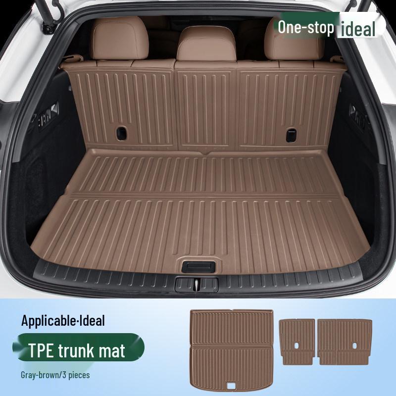 Ideal i6/i8 Trunk Mat: TPE Full Surround, Waterproof, Wear-Resistant Car Accessory
