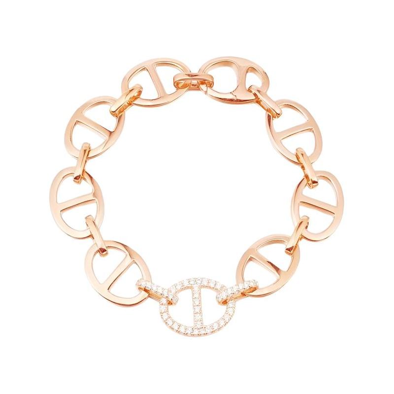 APM Monaco Sailor buckle 925 silver bracelet women s style RB4344OX серебряный