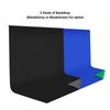 Professional Studio Photography Backdrop Kit with 6.6 * 10ft Bi color Washable Background Screen + 6.6 * 10ft Backdrop