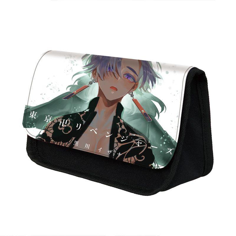 Tokyo Polyester Revengers School Pencil Case Large Capacity Writing Case Double
