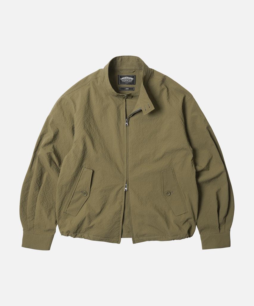 Frizmworks Seersucker Buddy Harrington Jacket _ Beige