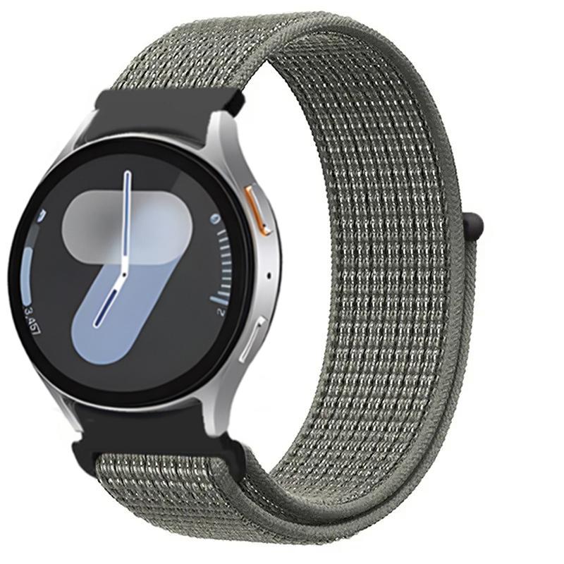 Nylon Loop Band for Samsung Galaxy Watch 7/FE/6 5 4 44mm 40mm Original Wristband for Watch 6 Classic 47mm 43mm/5 Pro 45mm Strap