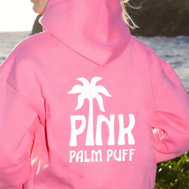2025 Women's Drop Shoulder Hawaii Hibiscus Hoodie – Trendy European Size