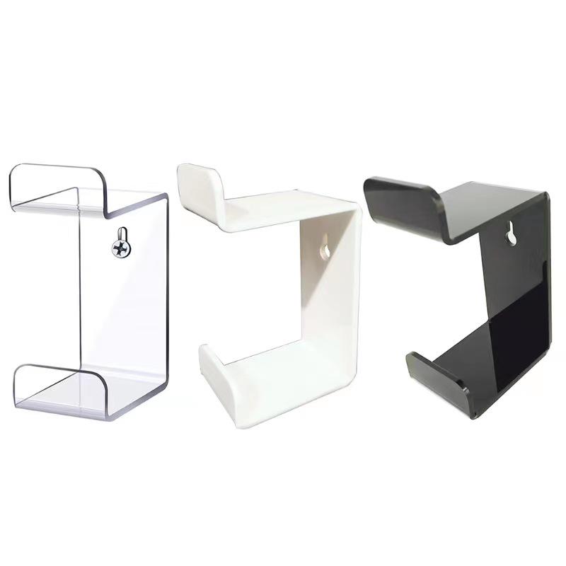Wall-Mounted Transparent Game Controller and Headphone Stand for PS4/PS5