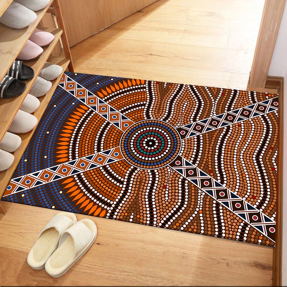Australian Aboriginal Style 13 Carpet Design for Living Rooms Bedrooms Balcony Game Room Anti-slip Rug Office home decor Perfect Gift for Women/Men