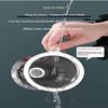 Reusable Stainless Steel Pour Over Coffee Filter Paperless Fits Single Multi Cup Brewing for Home Coffee Shop Use