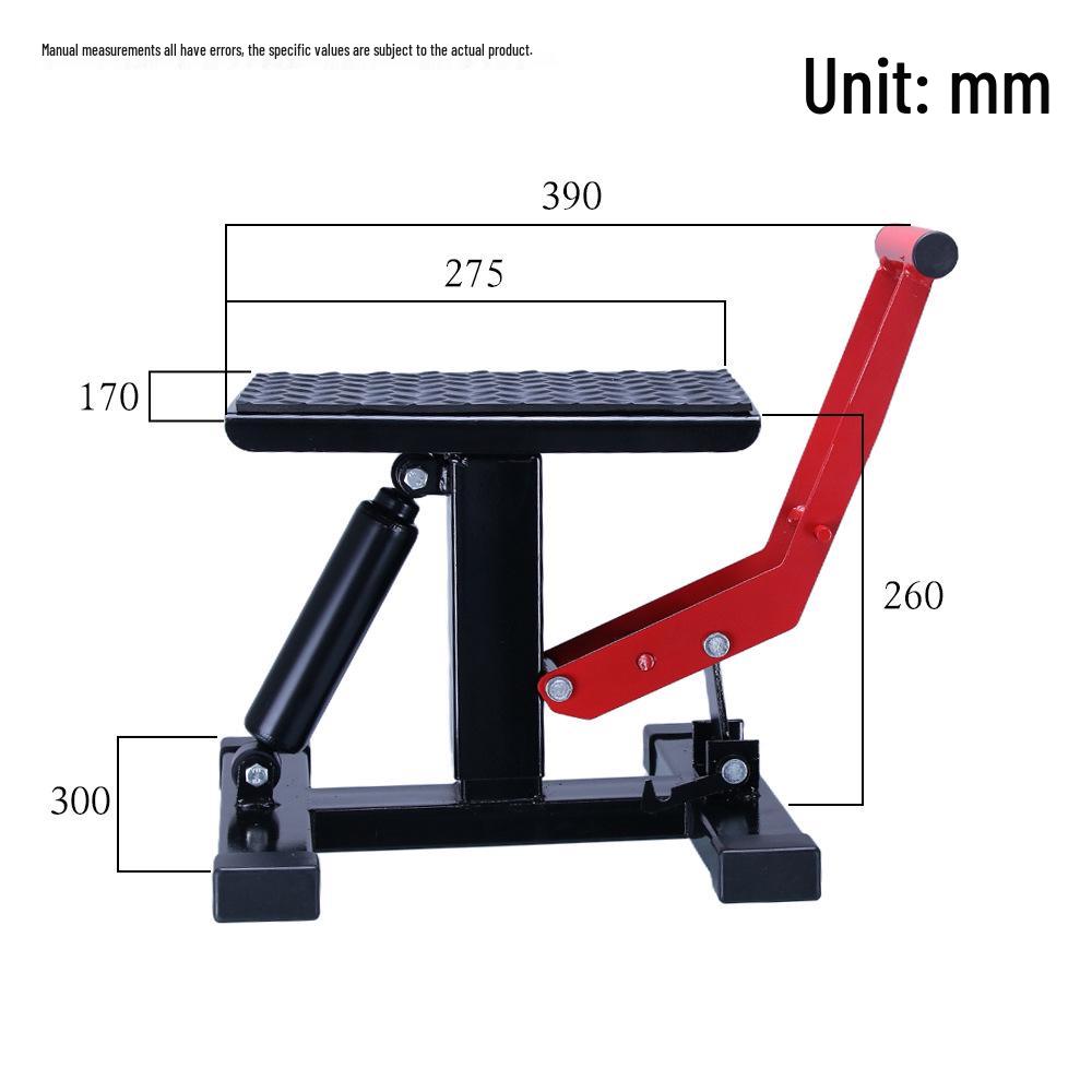 

Motorcycle Lift Table & Tire Change Stand with Hydraulic Repair Stool