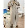 Korean Version of Loose Long Over-the-knee Woolen Coat In Autumn and Winter 2008 Female Short Grey Long Woolen Coat