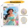 Disney Princess Magic Lamp Oil Painting Hand Painting Coloring Painting Handmade Diy Home Decoration Gift