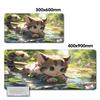 Cute Cat Large Gaming Keyboard Mouse Pad XL Green Plant Computer Gamer Tablet Mause Pad Long Mousepad XXL 900x400 Play Mice Mats