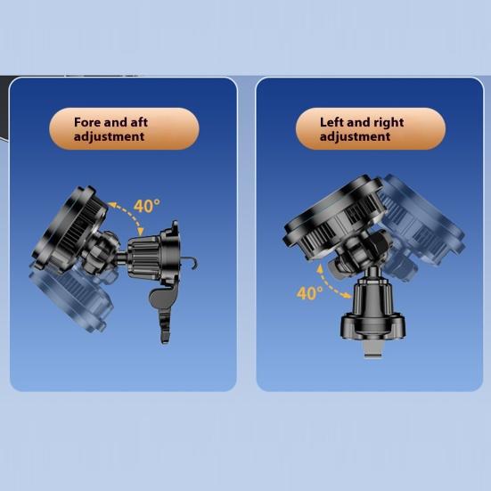 Magnetic Car Mount Charger 360-Degree Rotation Easy To Install Car Air Vent Wireless Charging Fast Charger Phone Holder