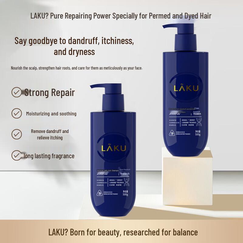 LAKU Keratin Amino Acid Anti-Dandruff & Oil Control Shampoo
