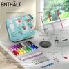 Juning Sewing Kit With Case, Thread, Needles, Scissors, Travel Emergency