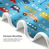 Cute Car Pattern Beach Towel High Water Absorption Quick Drying Soft and Lightweight Perfect for Yoga Swimming and Camping