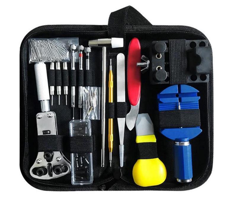 

147-Piece Watch Repair Toolkit for Battery Replacement & Disassembly