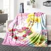 1pc Tinker Bells Fairy Adventure Flannel Blanket,Ultra Soft Warm Plush Throw for Home Bedroom Bed Sofa Cover Camping Picnic gift Y7242