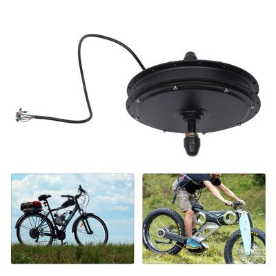 36V 500W Bicycle Rear Wheel Hub Motor IP65 Waterproof Brushless Gearless 5.31IN Dropout Fit 30-40KM/H Speed