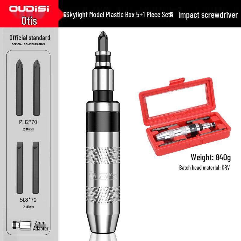 Multifunctional Cross Impact Bit Set & Screwdriver with Round Head Drill Bits