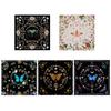Divinations Tablecloth Butterfly Flower Astrologys Tarot Cards Tablecloth Altars Cloth Divinations Board Game Accessory
