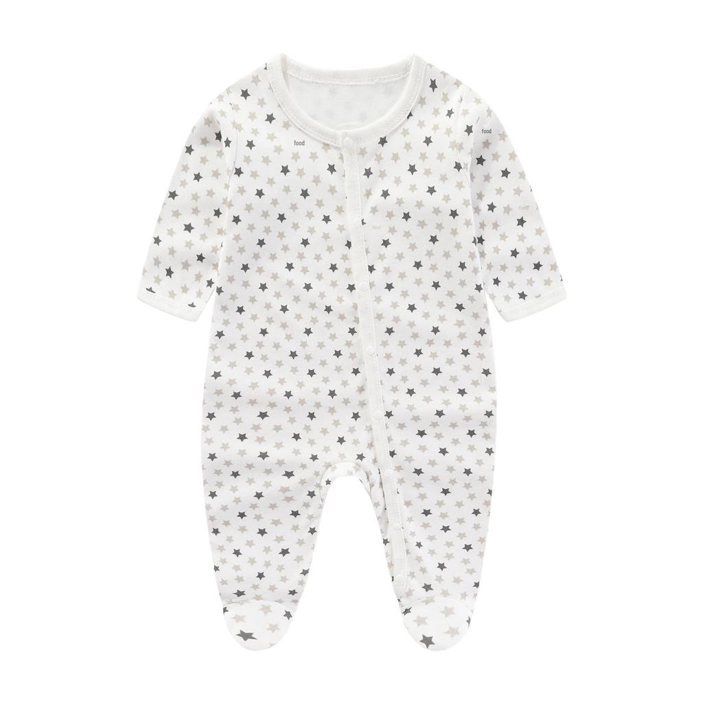 Pure Cotton Baby Jumpsuit: Newborn Romper for Spring, Autumn & Summer