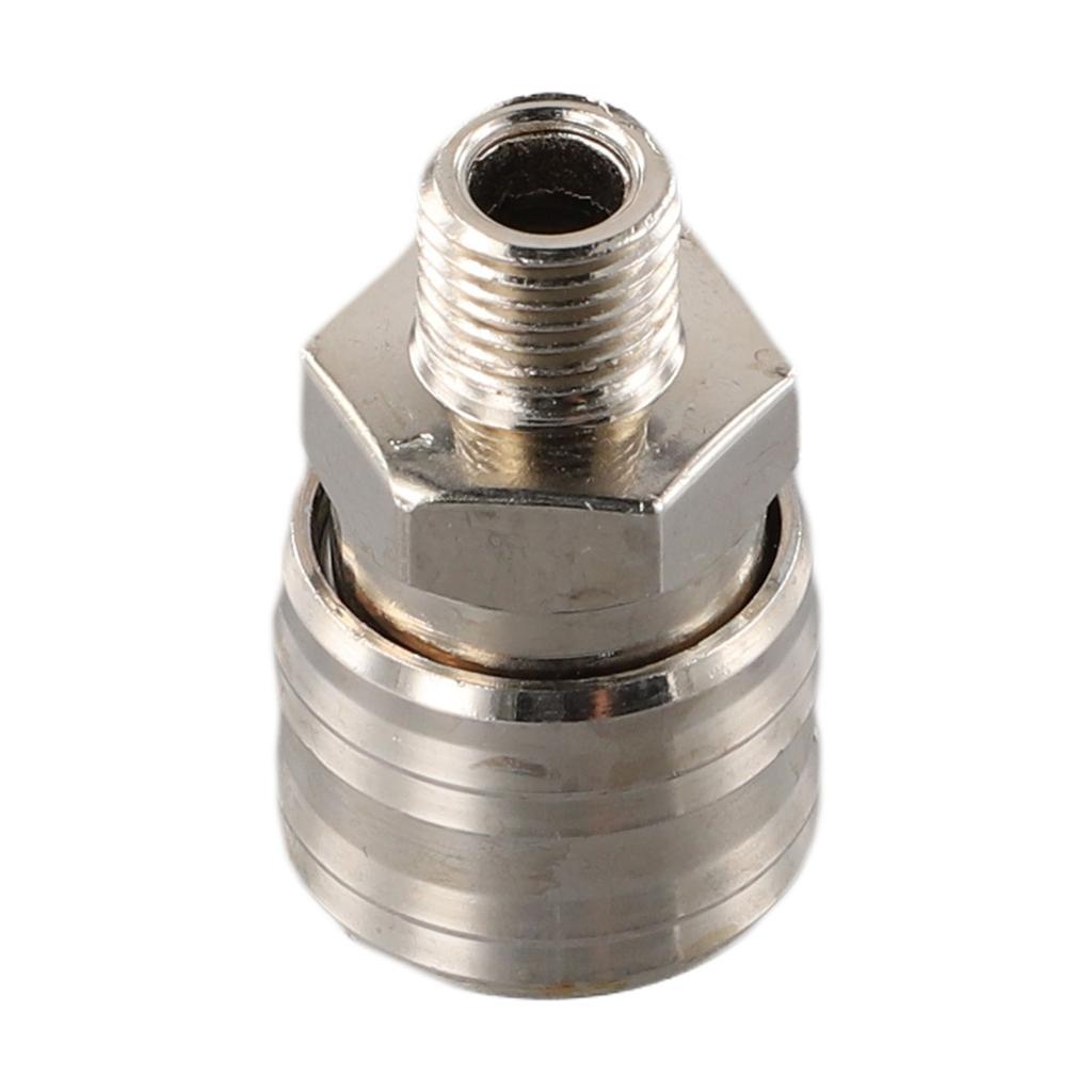 Compressor Connector Fitting Female Sturdy Euro Air Line Hose Compressor Connector Fitting with 1/4BSP Male Thread