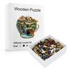 Cup-Shaped Succulent House Wooden Puzzle Irregular Small Animal Pieces Flat Wooden Puzzle