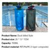 Faltbare Wasserflaschen Flexible Wiederverwendbare Reisetasche Weiche Flasche Wasserbeutel mit Karabinerclip
