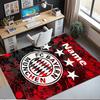 Custom Name FC Bayern München Printed Carpet,Rug for Office Chair Living Room Bedroom Kitchen Room Decor Gifts.