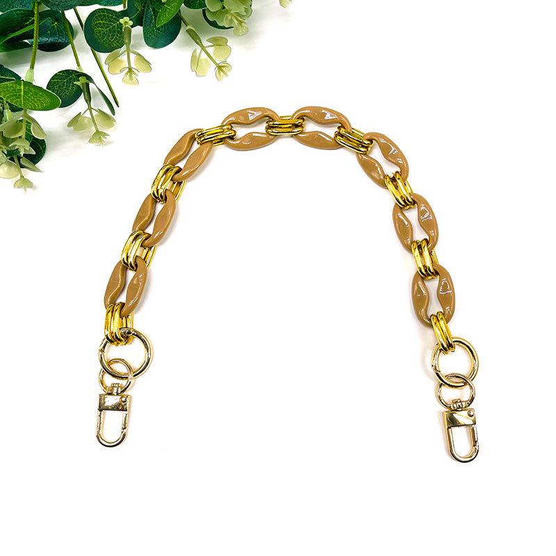 Retro 8-Shaped Acrylic Resin Chain Handbag Strap
