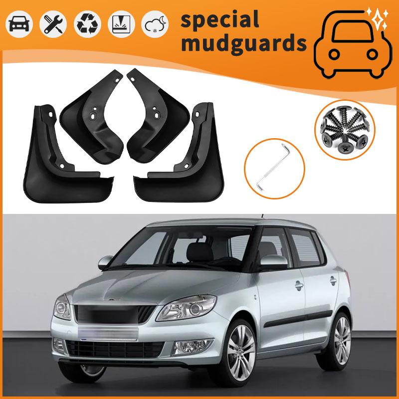

Подходит для брызговика автомобильных шин Skoda Jingrui Fender 12-18 лет. 12-14 Skoda Crystal/Fender - Black * 4