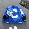 Kids Fashion Jacket Handsome Children's Coat Spring Trends Letter Prints Outerwear Baby 2-12Y Autumn Casual Clothes