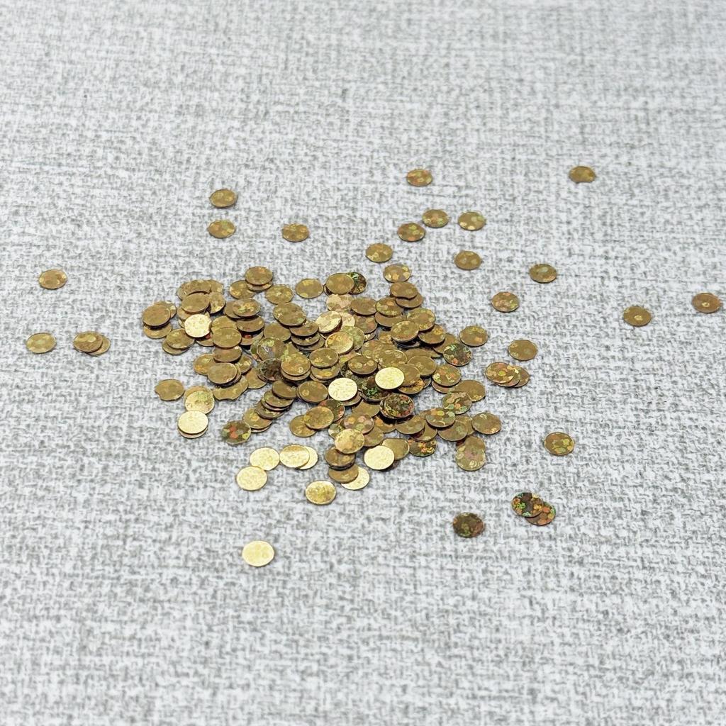 Runde Flache PET-Pailletten Ohne Loch für DIY-Schmuck & Bühnenkostüm-Accessoires