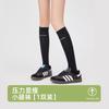 Women's black calf socks for spring and autumn jk Pressure-combed cotton letter-print white sports long socks, Japanese-style mid-calf long socks