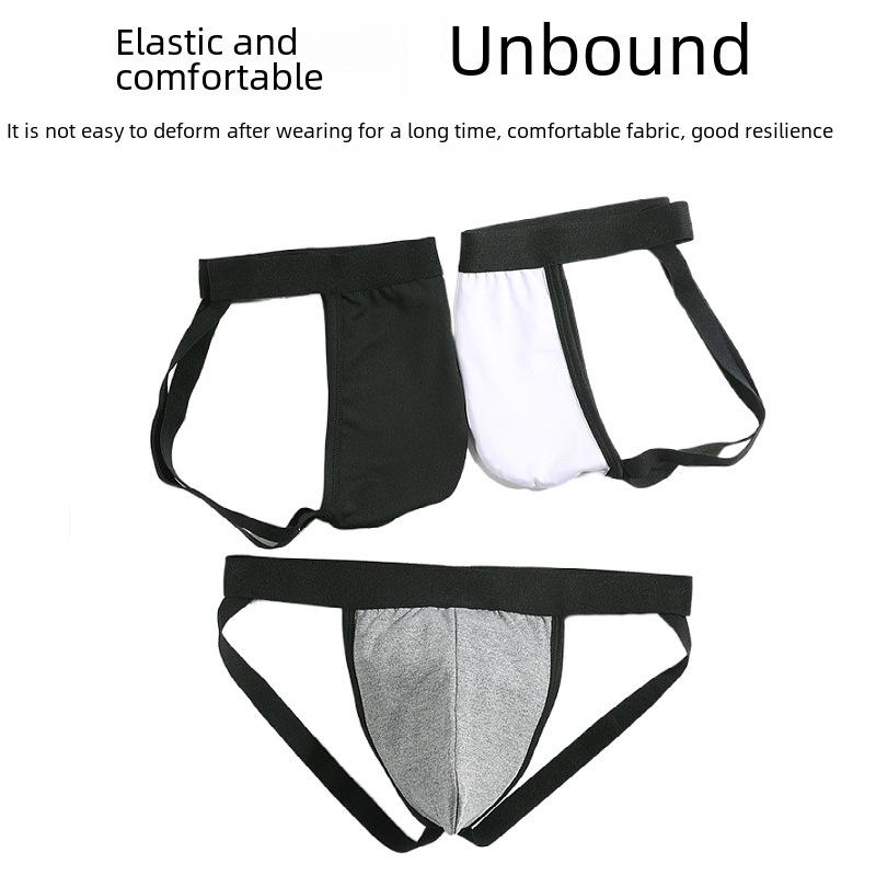 Men's Low Waist Ice Silk Thong: Sexy, Breathable, U-Convex, High Elasticity Underwear