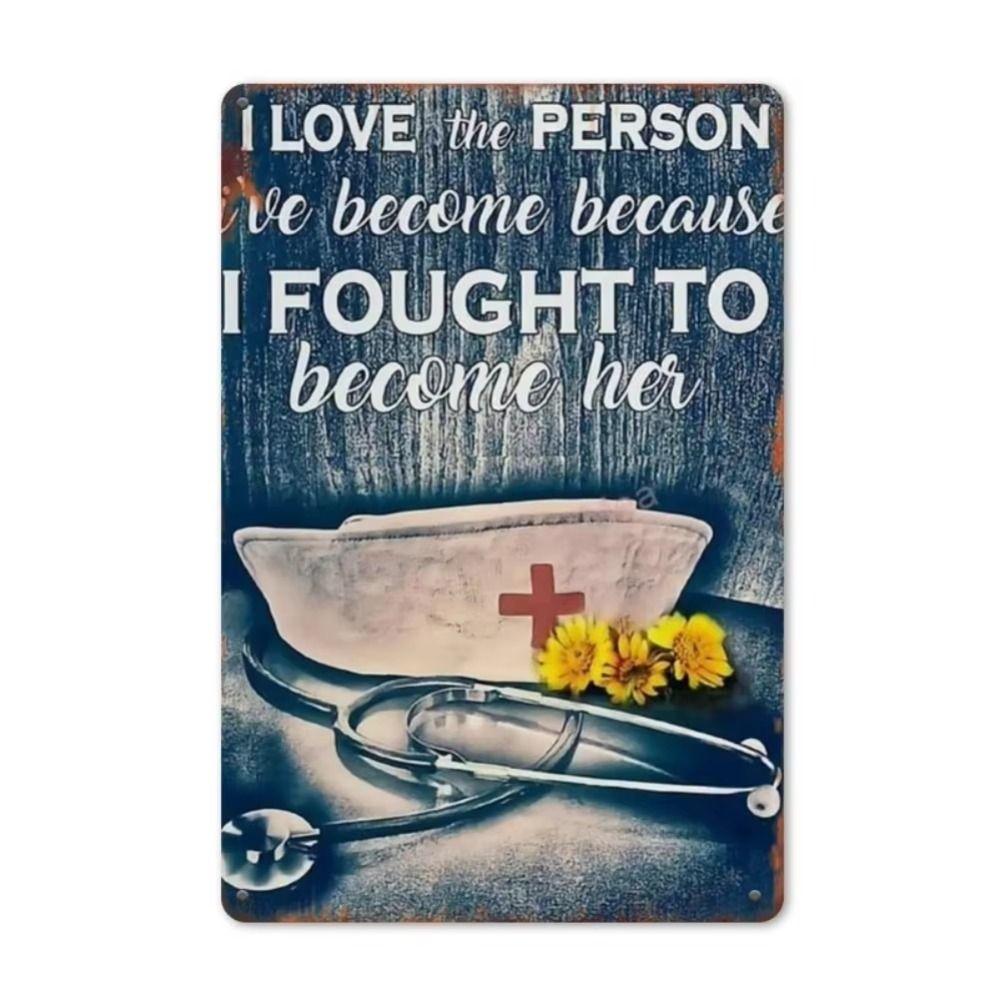 

Retro Metal Wall Art Sign, Vintage Tin Poster Home Decor 20x30cm