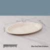 UO SO Food Grade Microwavable Disposable Rice Husk Mini Plates