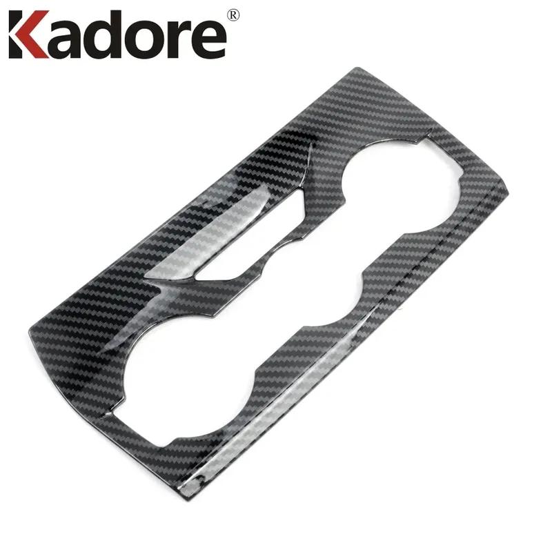 Car Center Air Condition Switch Button Panel Cover Trim For Subaru Forester SK    Carbon Fiber Interior Accessories