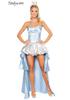 Costume di Halloween Principessa Cuore Rosso Regina Rondine per Nightclub e Spettacoli sul Palco