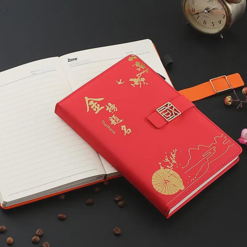 A5 Trendy Thickened Notebook & Inspirational Student Diary Gift Set