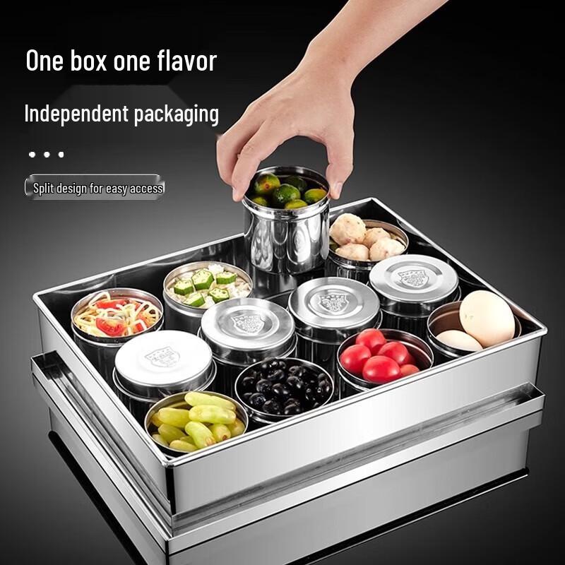 Xiyao 304 Stainless Steel Food Sample & Storage Containers