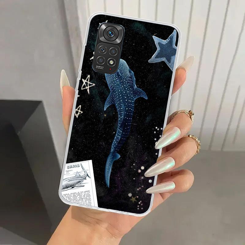 

Чехол для телефона Ocean Whale Shark для Xiaomi Redmi Note 15 14 14S 13 12S 12 Pro 11S 11 Plus 11T 11E 10S Мягкий чехол-накладка с принтом Redmi Redmi Note 12 Pro 5G