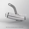 CY 800 Edelstahl Motorrad Auspuff Mittel-Heckteil-Kit, Einfache Installation