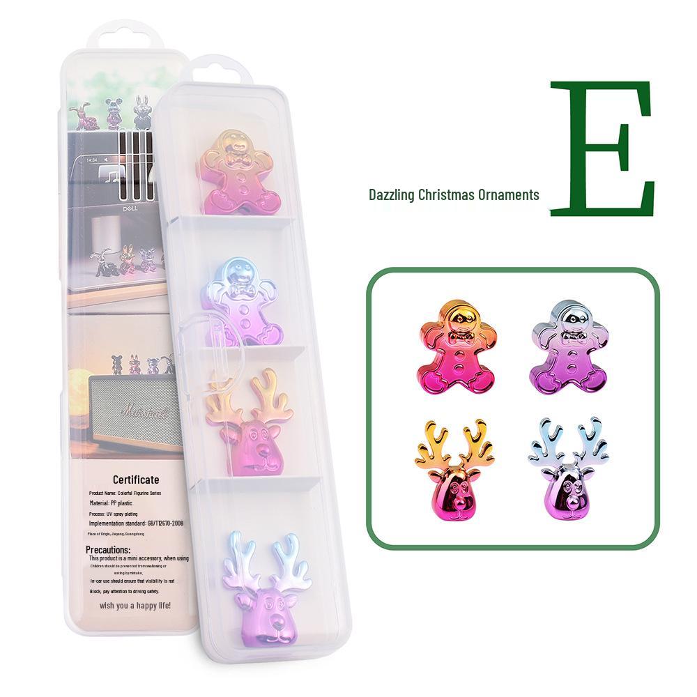 Cartoon Christmas Stainless Steel Cutlery Set: Colorful Spoon & Fork
