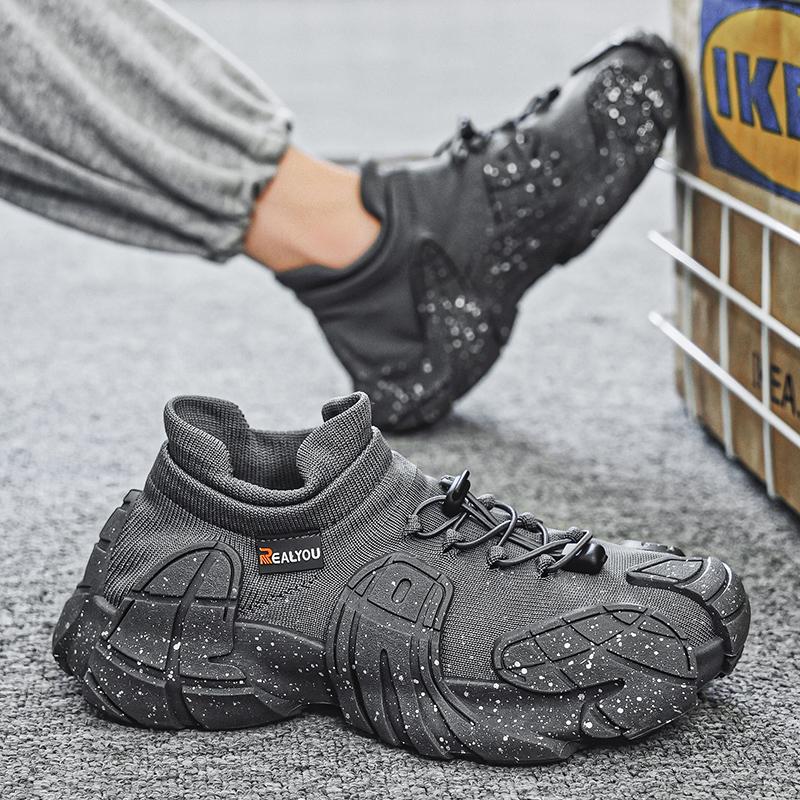 (Special Offer) Autumn New Cyberpunk Socks Shoes Large Size Men's Shoes