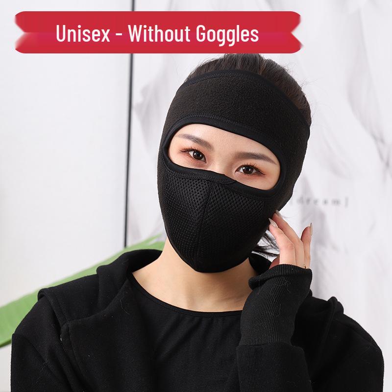 

Зимняя ветрозащитная маска для лица для велоспорта с очками - Дышащий флис для мужчин и женщин Factory Wholesale