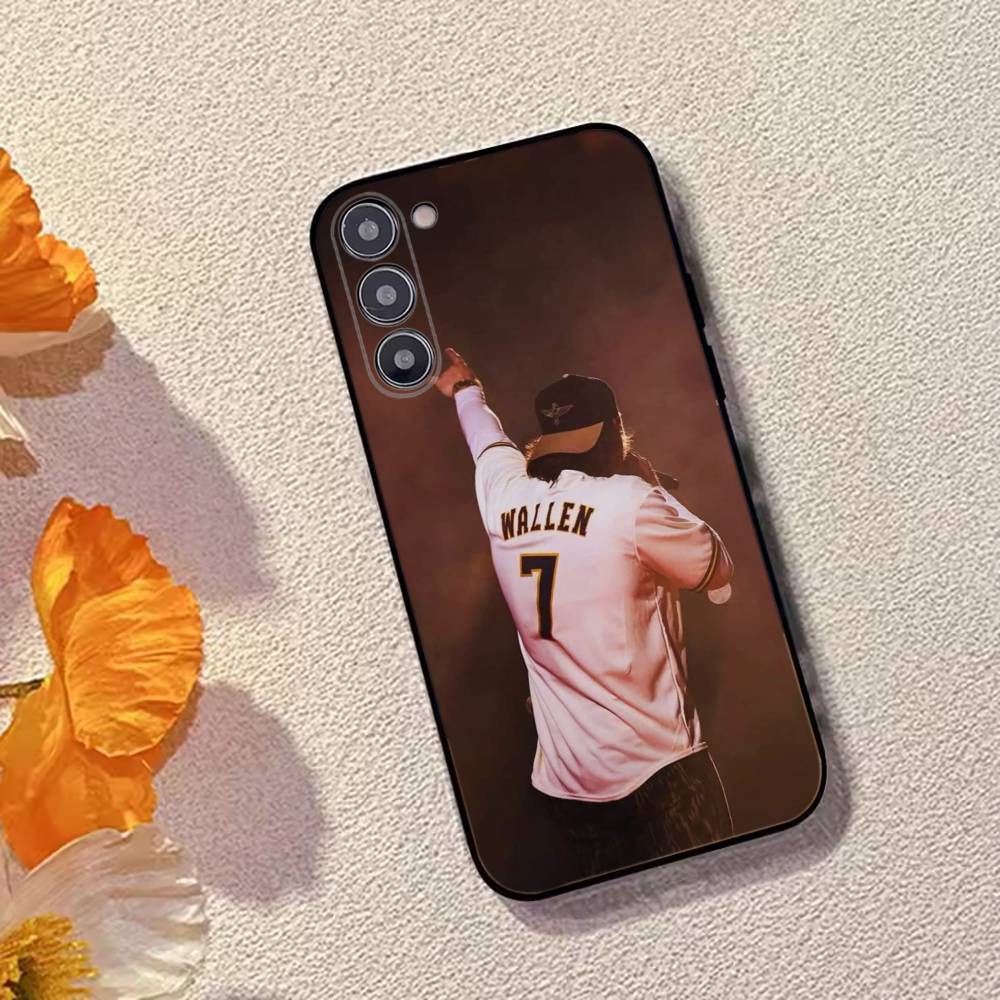 Morgan W-Wallen Singer Phone Case For Samsung Galaxy A73,A72,A71,A70,A53,A52,A51,Others Soft Black Cover