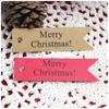 100pcs New Gift Wrapping Home Decor Kraft Paper Tags Xmas Hanging Christmas Ornaments Gifts Label