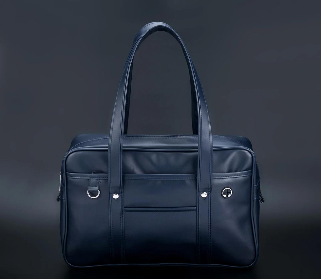 schoolbag PU leather japanese wide application japanese handbag large capacity waterproof